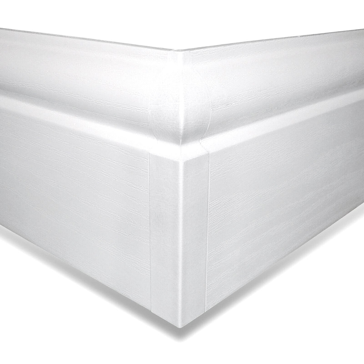 100mm Torus Skirting 90° External Corner