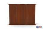 Aquatic Fundamentals 50-65 Gallon Serene Cherry Upright Aquarium Stand