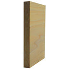 EWSS14 Square Stock Trim made of wood cross section on a white background. 