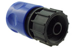 20mm MDPE Straight with BSPF-Quick Connect Valve & Hose Connector 3/4" BSPF