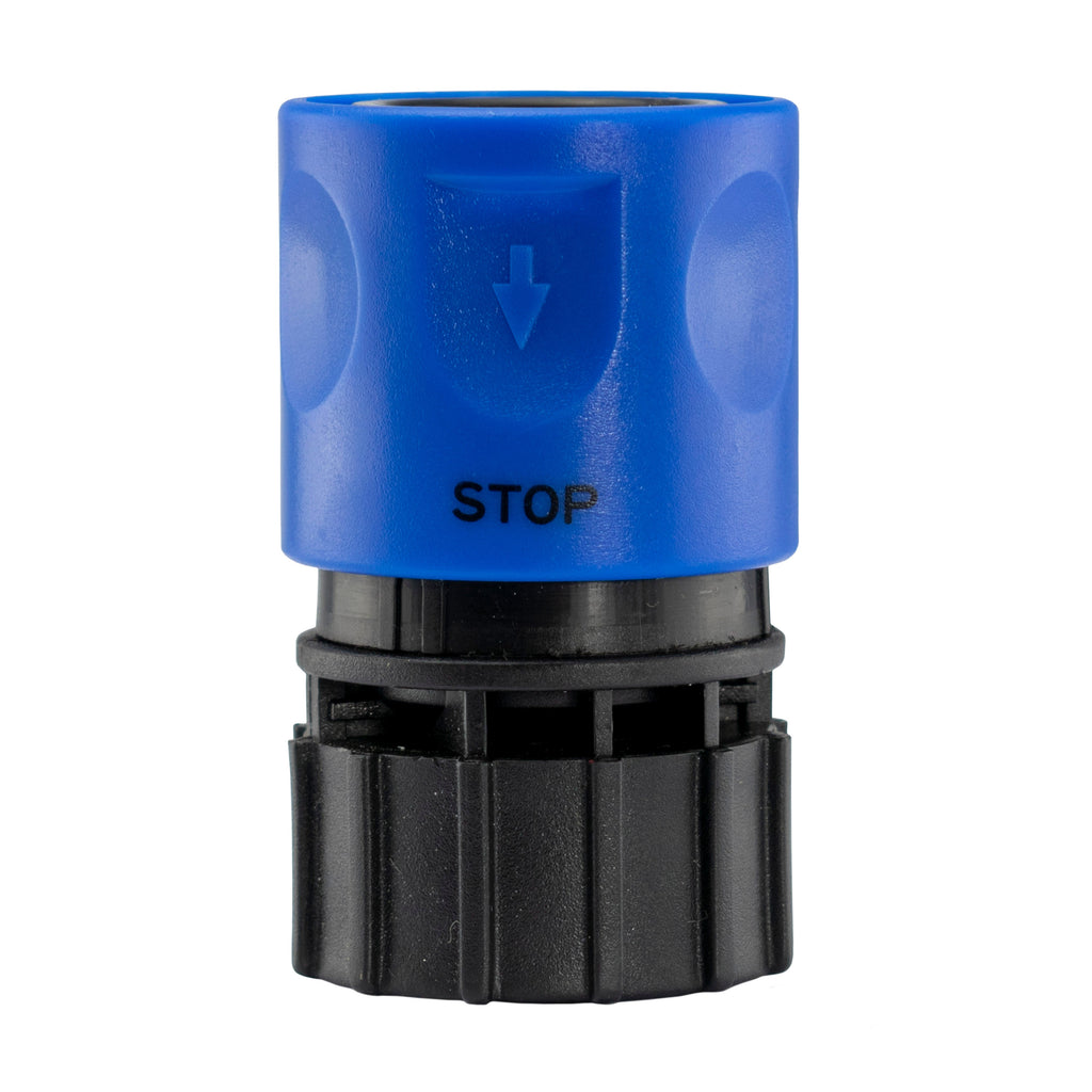 IBC 2” S60X6 Cap with BSPF Thread-Quick Connect Male Valve and Hose Connector 3/4" BSPF