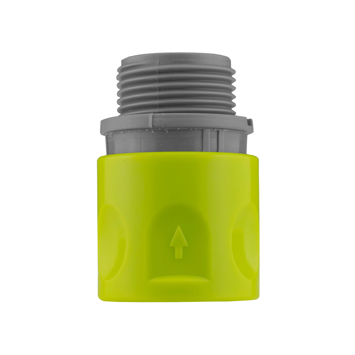 Hose Connector Lime with In-Line BSPF Valve and Geka Type Connector