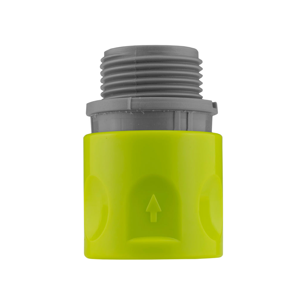 IBC 2” S60X6 Cap with ¾” BSP Threaded Hose Connector Lime