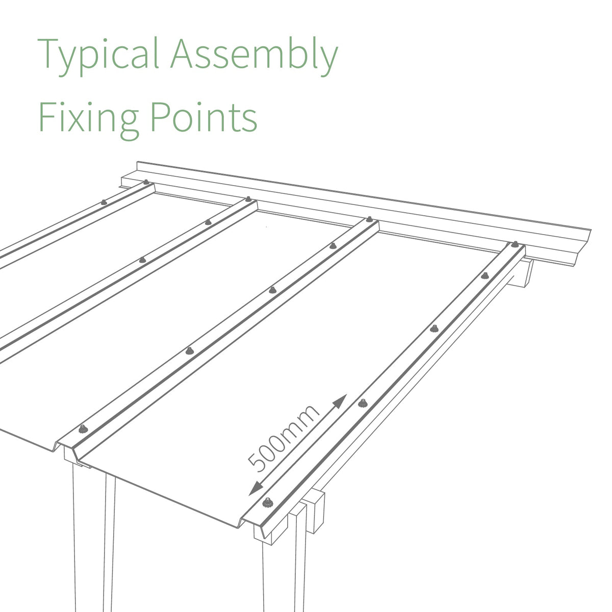 EZ Glaze Fixing Screw