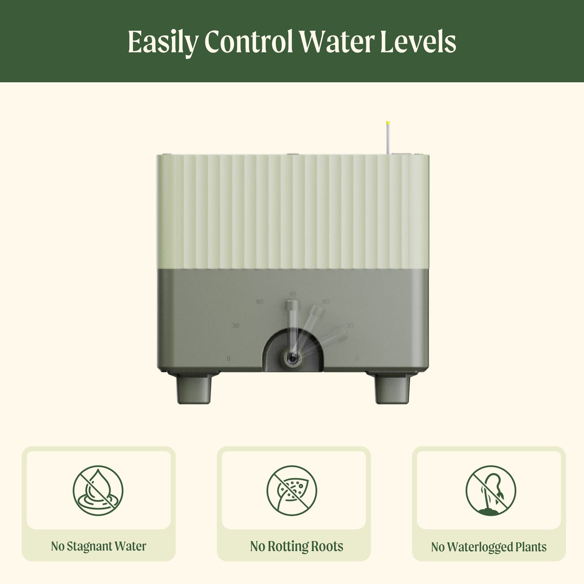 EZCube Self-Watering Planter 21" x 24"