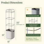 EZ Self-Watering Tomato Planter with Trellis Gen 1
