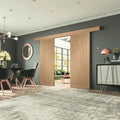Oak Gliding Door Frame (Includes Hardware Kit) - All Sizes