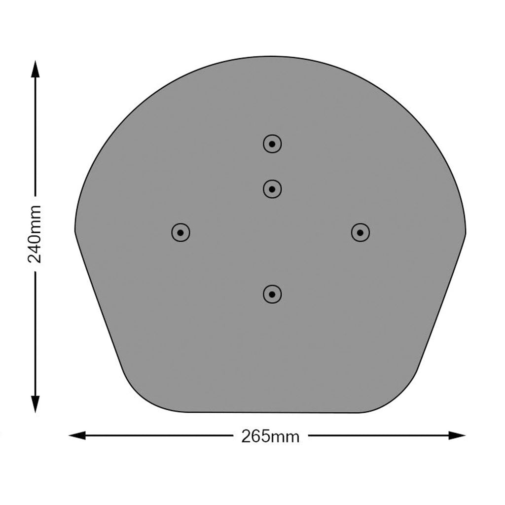 EasyVerge U Dry Verge Domed Half Round Apex