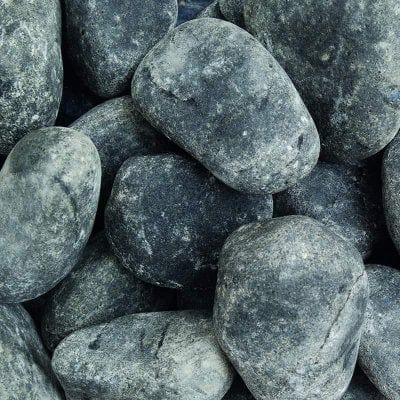 60mm - 120mm - Ebony Cobbles (850kg Bag)