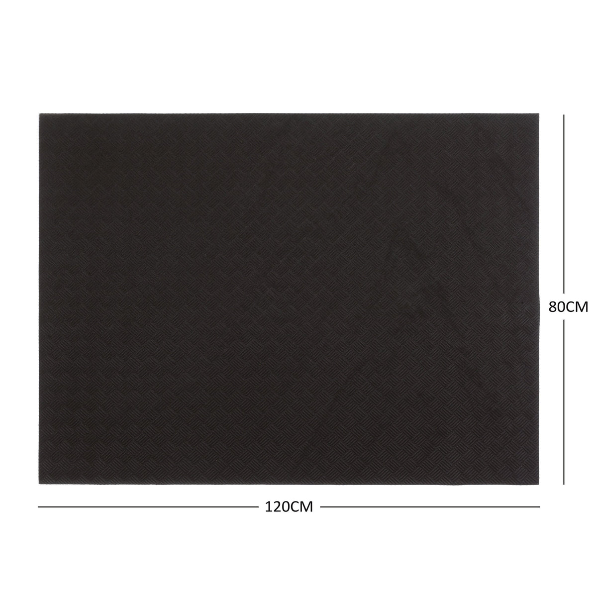 Eco Friendly Rubber BBQ Floor Protection Mat - 120cm x 80cm