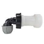 IBC Extender with 2” S60X6 Cap and 32mm MDPE Elbow