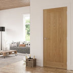 Ely Oak Unfinished Internal Door - All Sizes