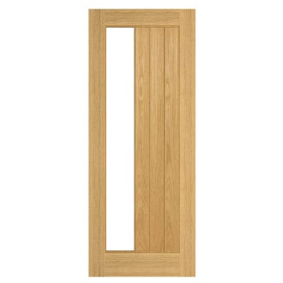 Ely Prefinished Oak 1SL Glazed Internal Door