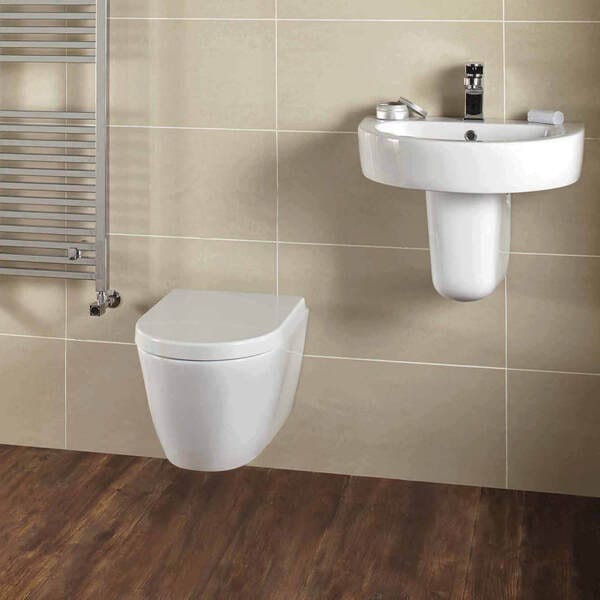 Emme Wall Hung Toilet (suitable for cistern & frame packs)