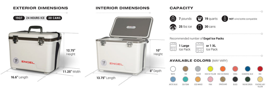 Engel 19 Quart Drybox / Cooler