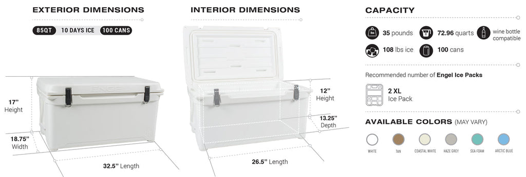 Engel 85 High Performance Hard Cooler