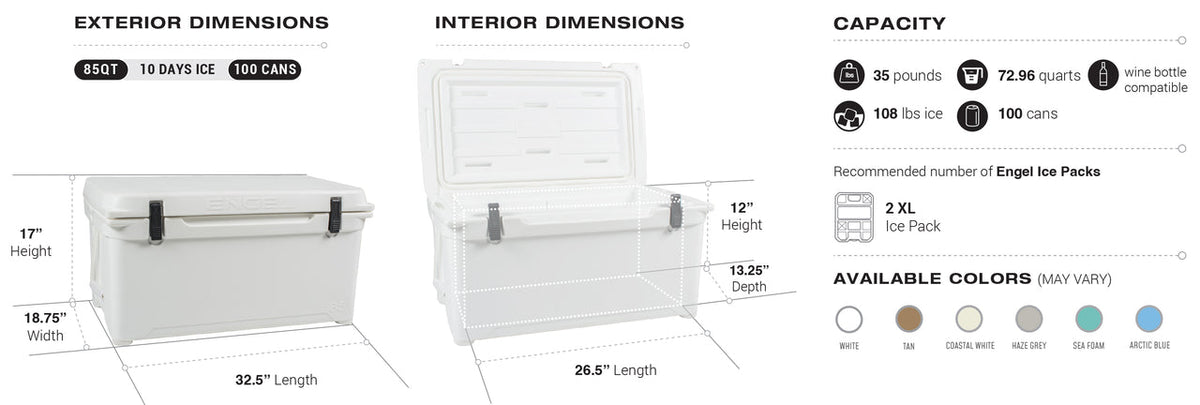 Engel 85 High Performance Hard Cooler
