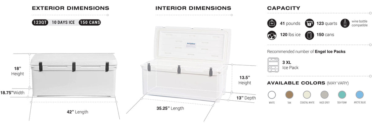 Engel 123 High Performance Hard Cooler