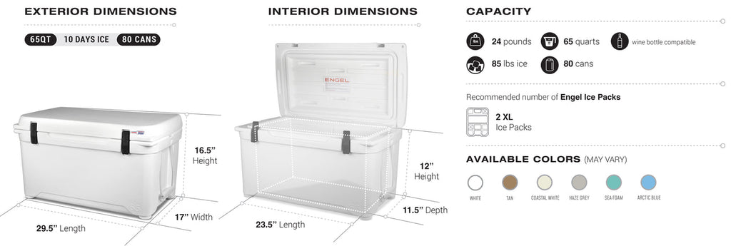 Engel 65 High Performance Hard Cooler