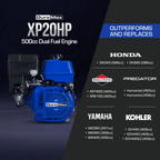 500cc 1-Inch Shaft Recoil Start Gasoline Engine