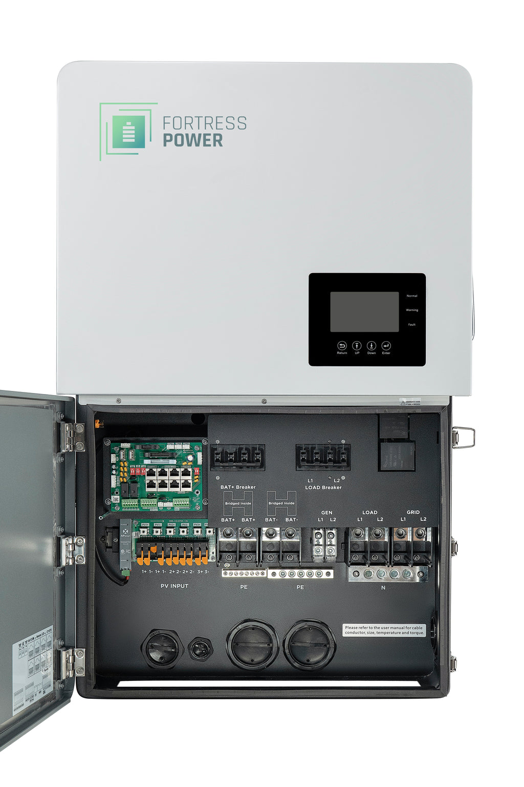 Fortress Power Envy Duo 21 Hybrid Inverter | 48V up to 16 kWh AC Output | 120V/240V Split-Phase or 208V 3-Phase