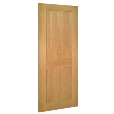 Eton Oak Unfinished Interior Door - All Sizes