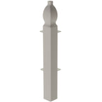 External Corner for 150mm Roomline Torus Plastic Skirting - White Satin External Corner for 150mm Roomline Torus Plastic Skirting - White Satin