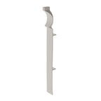 English Oak Internal Corner for 150mm Roomline Torus Plastic Skirting - White Satin