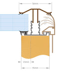 Exitex Capex Snap Down Gable Finishing Profile