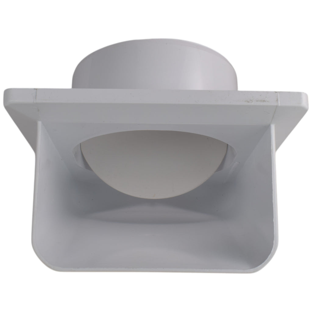 Through Wall Ventilation Kit - STYL Fan with Timer/Humidistat and White External Vent