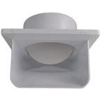 Through Wall Ventilation Kit - STYL Fan with Timer and White External Vent