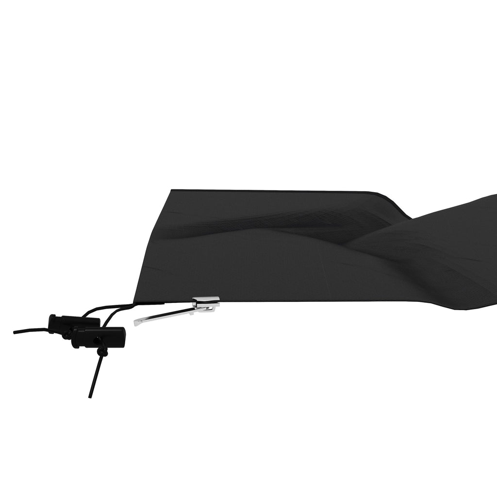 Cantilever Parasol Cover, Banana Umbrella Cover with Zipper for Garden, Patio, Black