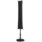 Cantilever Parasol Cover, Banana Umbrella Cover with Zipper for Garden, Patio, Black