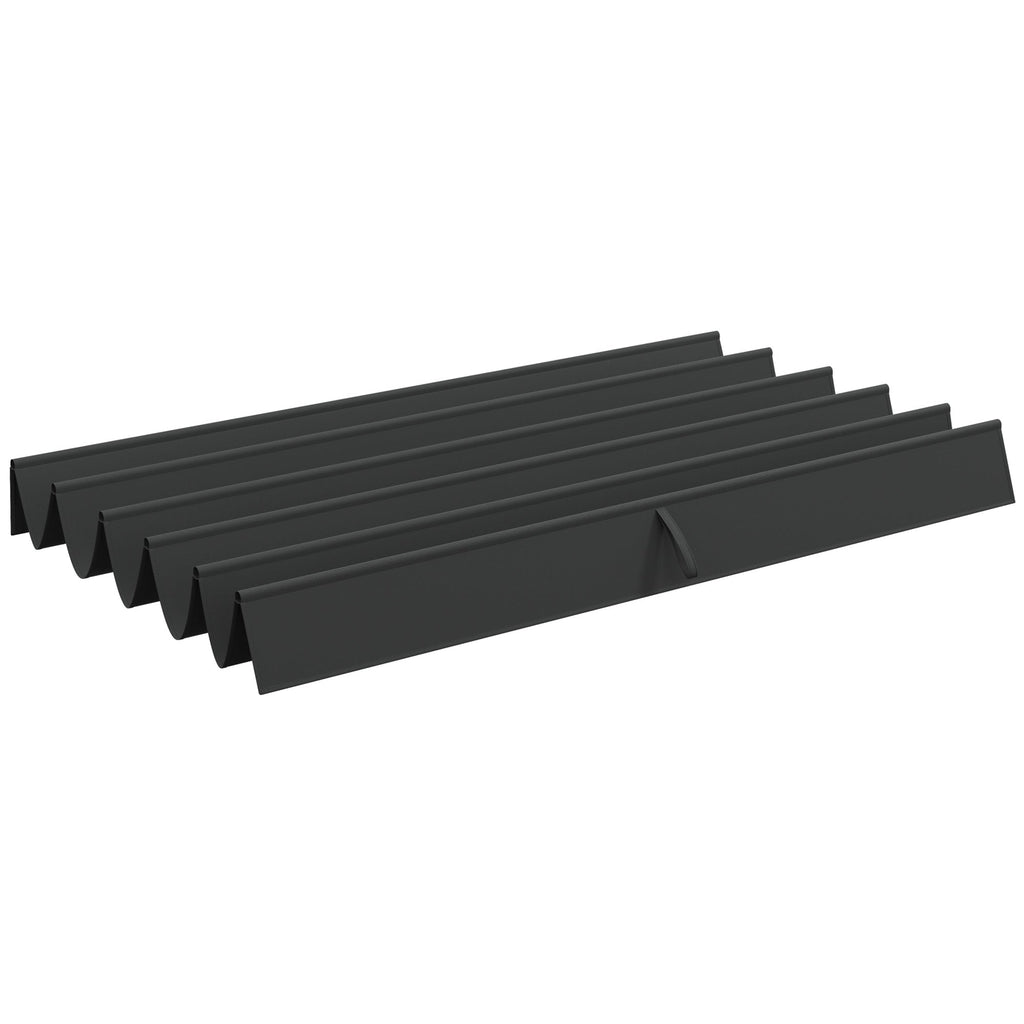 Retractable Replacement Pergola Canopy for 10' x 10' Pergola, Dark Grey