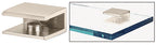 CRL Square Interior Shower Shelf Clamp