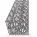 Custom Folded 2mm Chequer/Tread Plate Wall Corner Protector - Internal