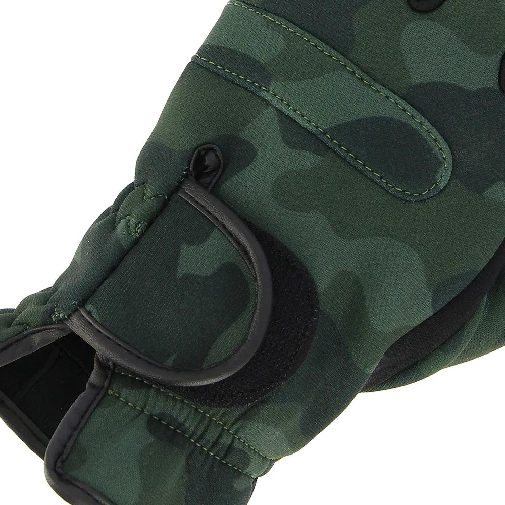 NGT Camo Gloves, Snood & Hot Water Bottle Bundle