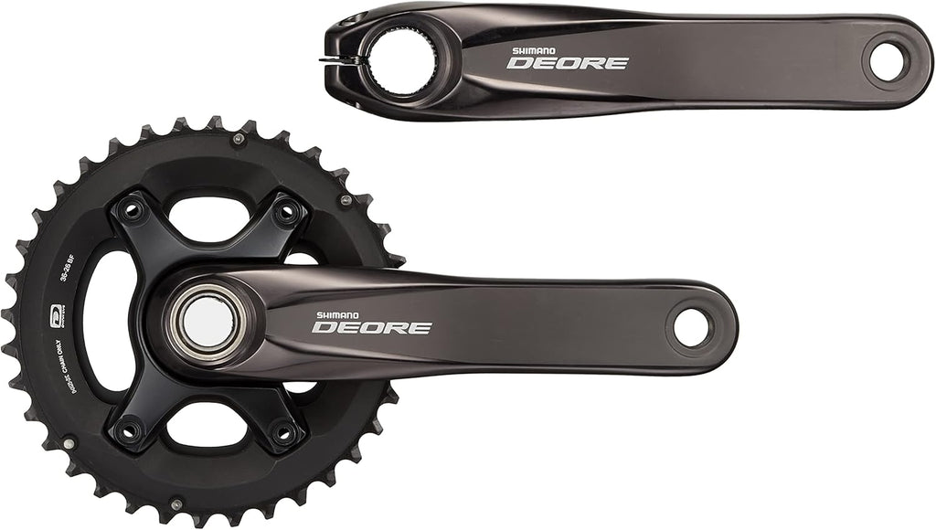 Shimano Deore FC-M6000 10 Speed Double Crankset 38/28T 175mm MTB - Black