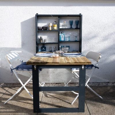 Forest Fold Down Wooden Garden Bar