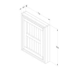 Forest Fold Down Wooden Garden Bar