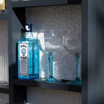 Forest Fold Down Wooden Garden Bar