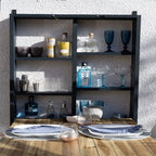 Forest Fold Down Wooden Garden Bar