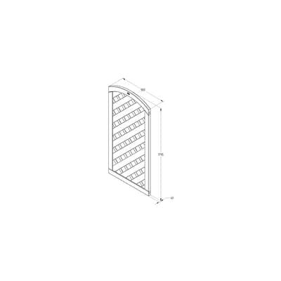 Forest Europa Dome Gate x 6ft (h)
