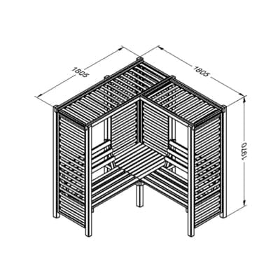 Firenze Corner Arbour