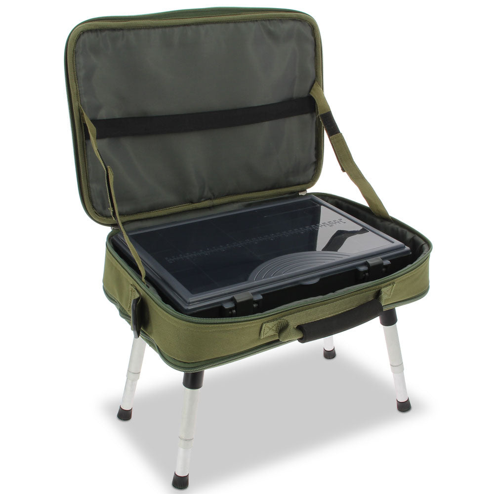 NGT Deluxe Bivvy Table Tackle Box System