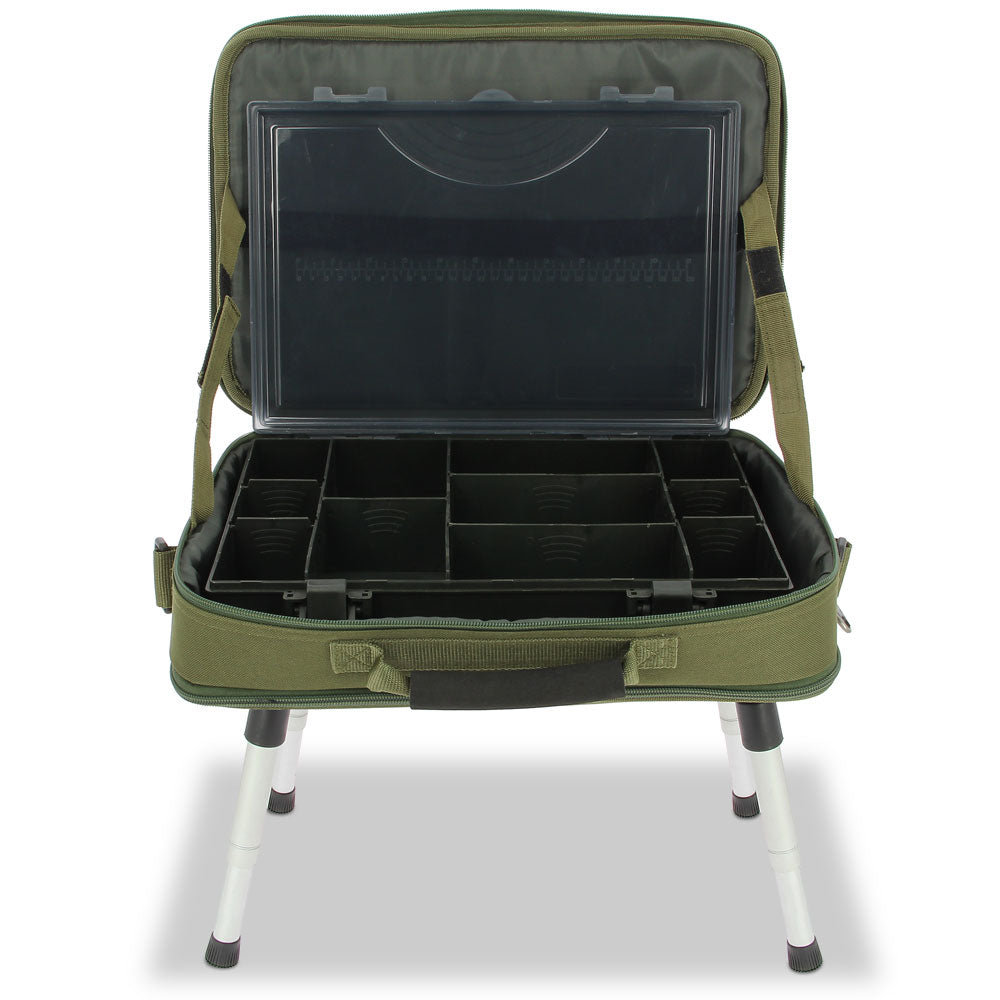 NGT Deluxe Bivvy Table Tackle Box System