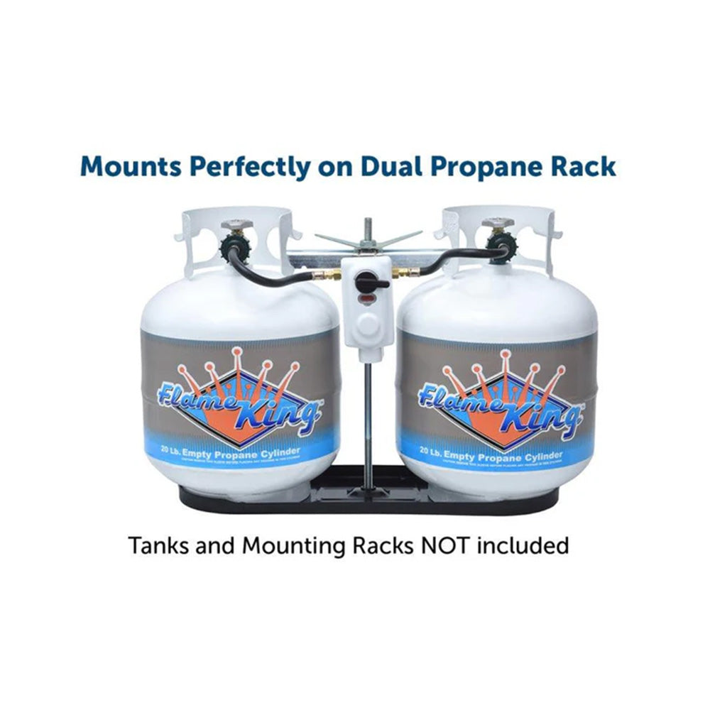 2 Stage Auto Propane Gas Regulator w/ 2 - 12" Pigtails