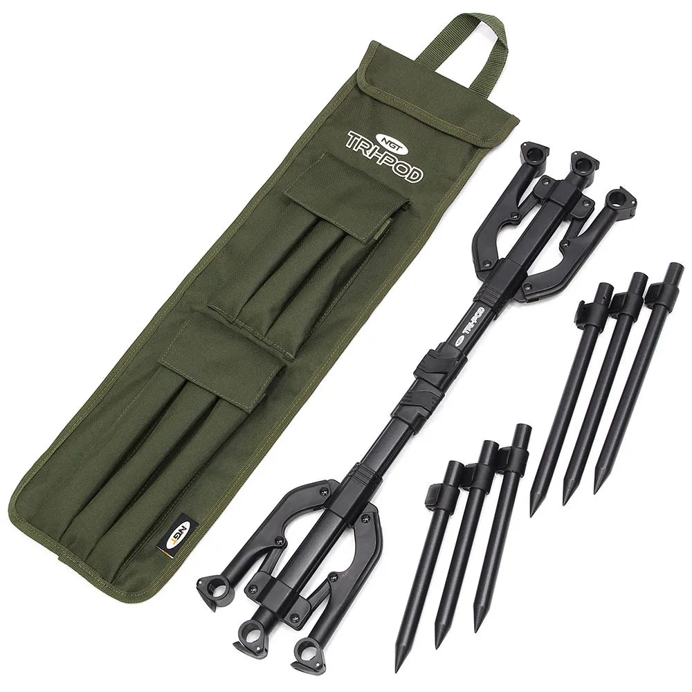 NGT Tri-Pod + XT3 3pc Bite Alarm Set
