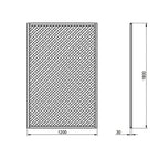 Forest Rosemore Lattice 180cm x 120cm