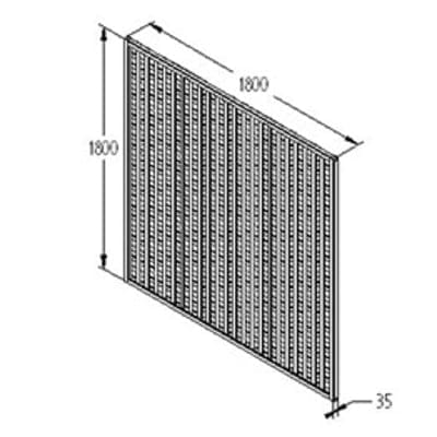 Forest Premium Framed Trellis 180cm x 180cm